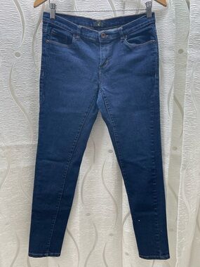 G21 Skinny Jeans Women Size‎ 7 Dark Wash Excellent Stretch Denim G2Y43003LC